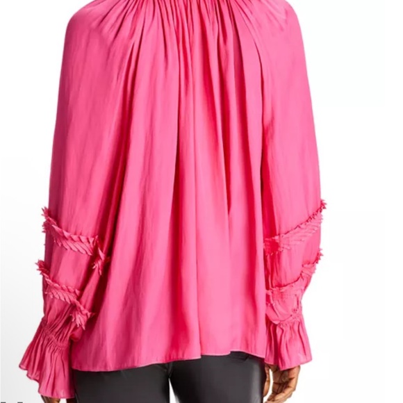 New! Ramy Brook Pink Top Blouse - Picture 3 of 7